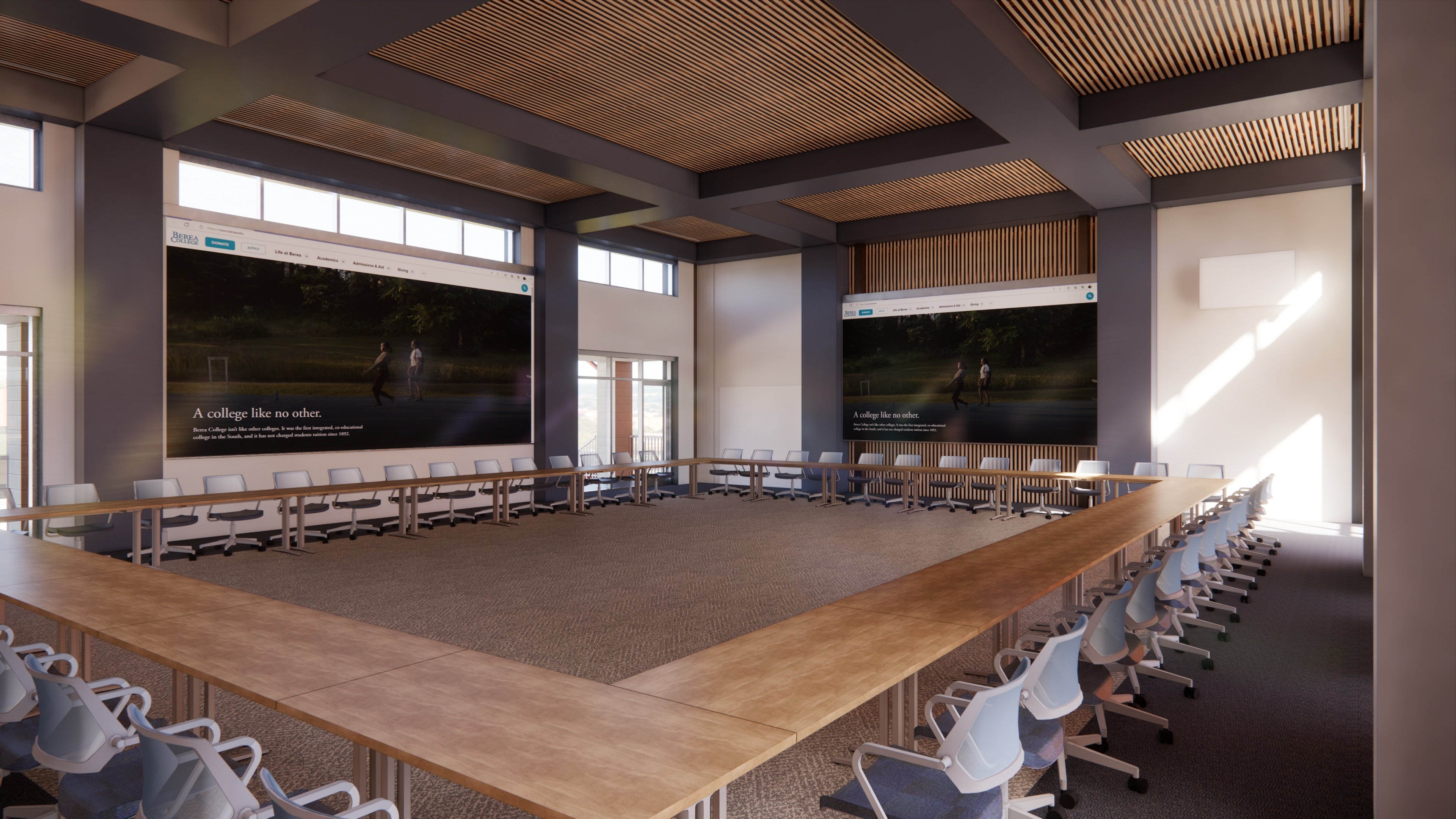 08_Interior Multipurpose Room Rendering